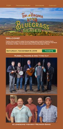 Top of Viriginia Bluegrass Series